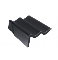Gevelpan links Monier Sneldek zwart Novo+